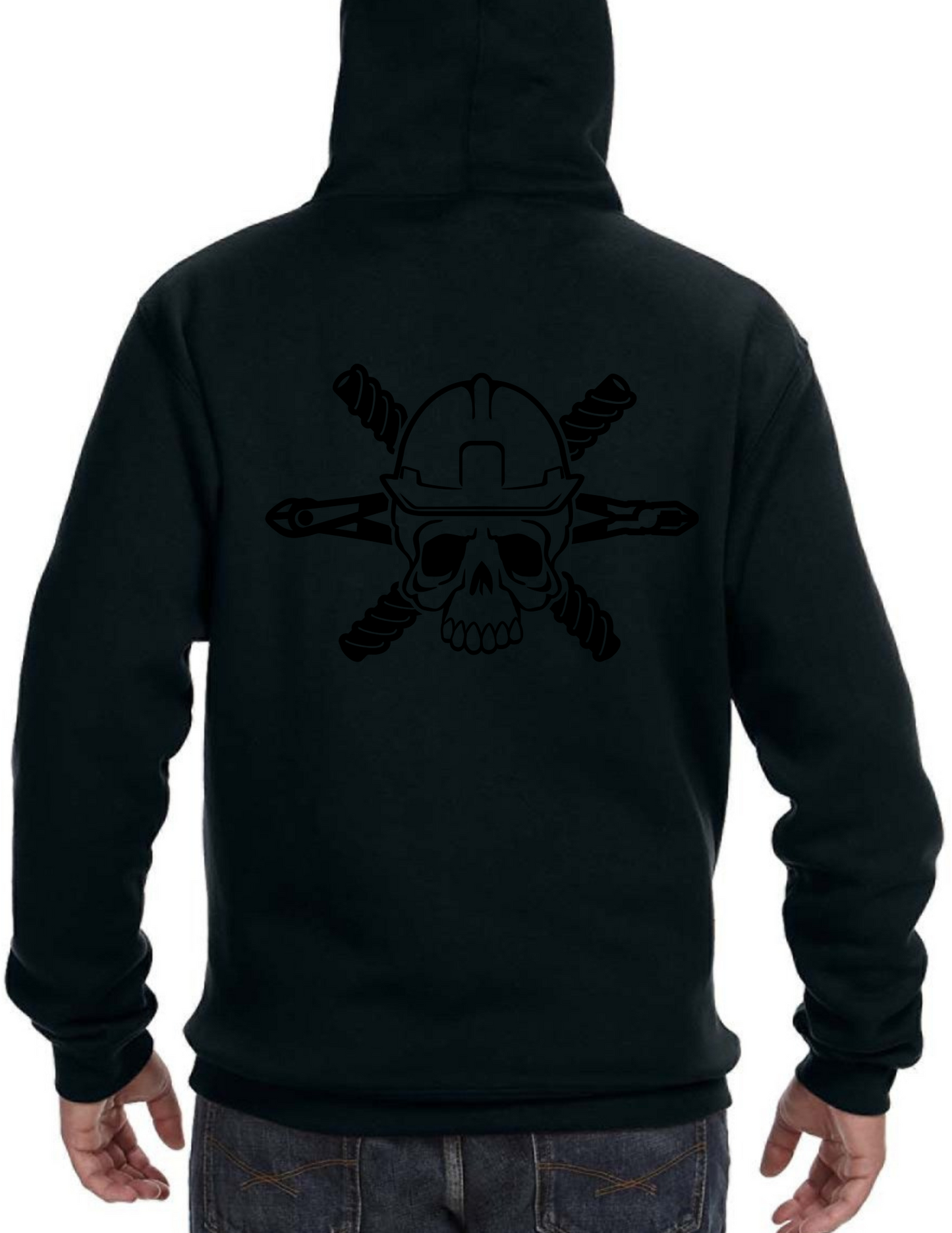 Pullover Hoodie - Skull w/Rebar