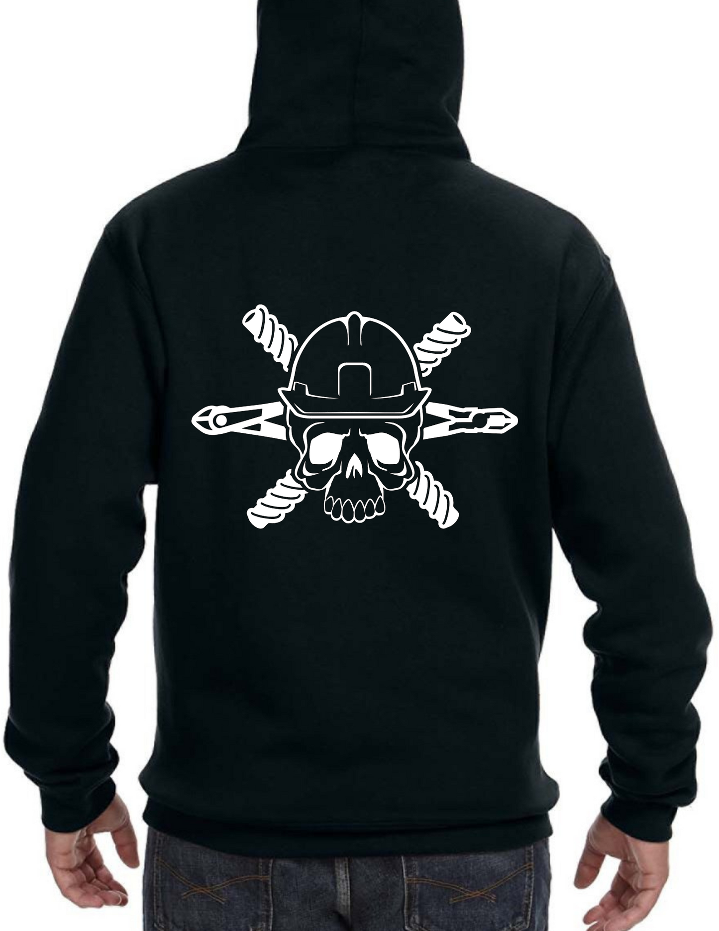 Pullover Hoodie - Skull w/Rebar